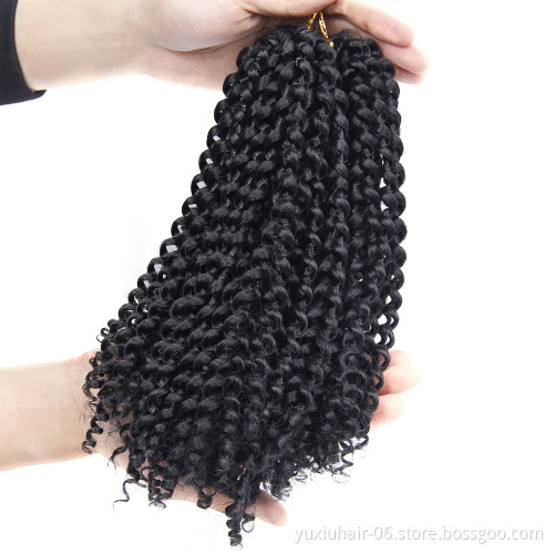 Russia Blonde #613 zizi braid hair micro wave hair extension synthetic 3pcs micro knot zizi twist crochet braid hair